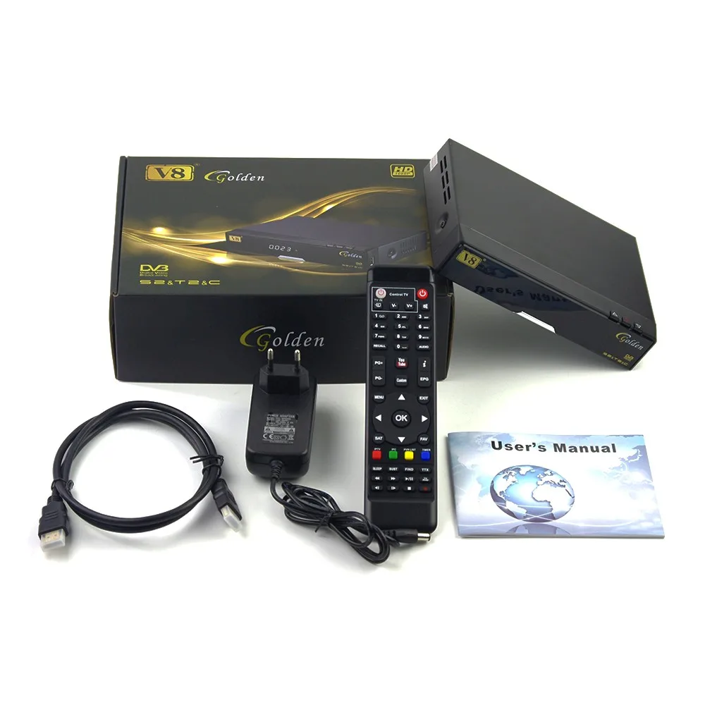 
openbox v8 goldendvb-s2+c+t2 iptv satellite receiver v8 Golden combo Satellite receiver 