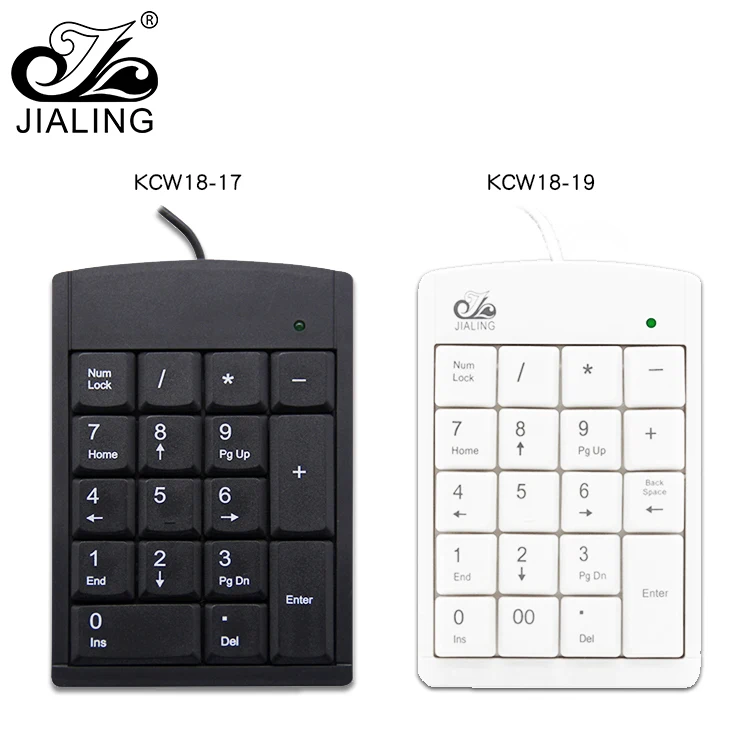 17/18/19 keys ABS Keypad Button Material High Quality usb keyboard number pad