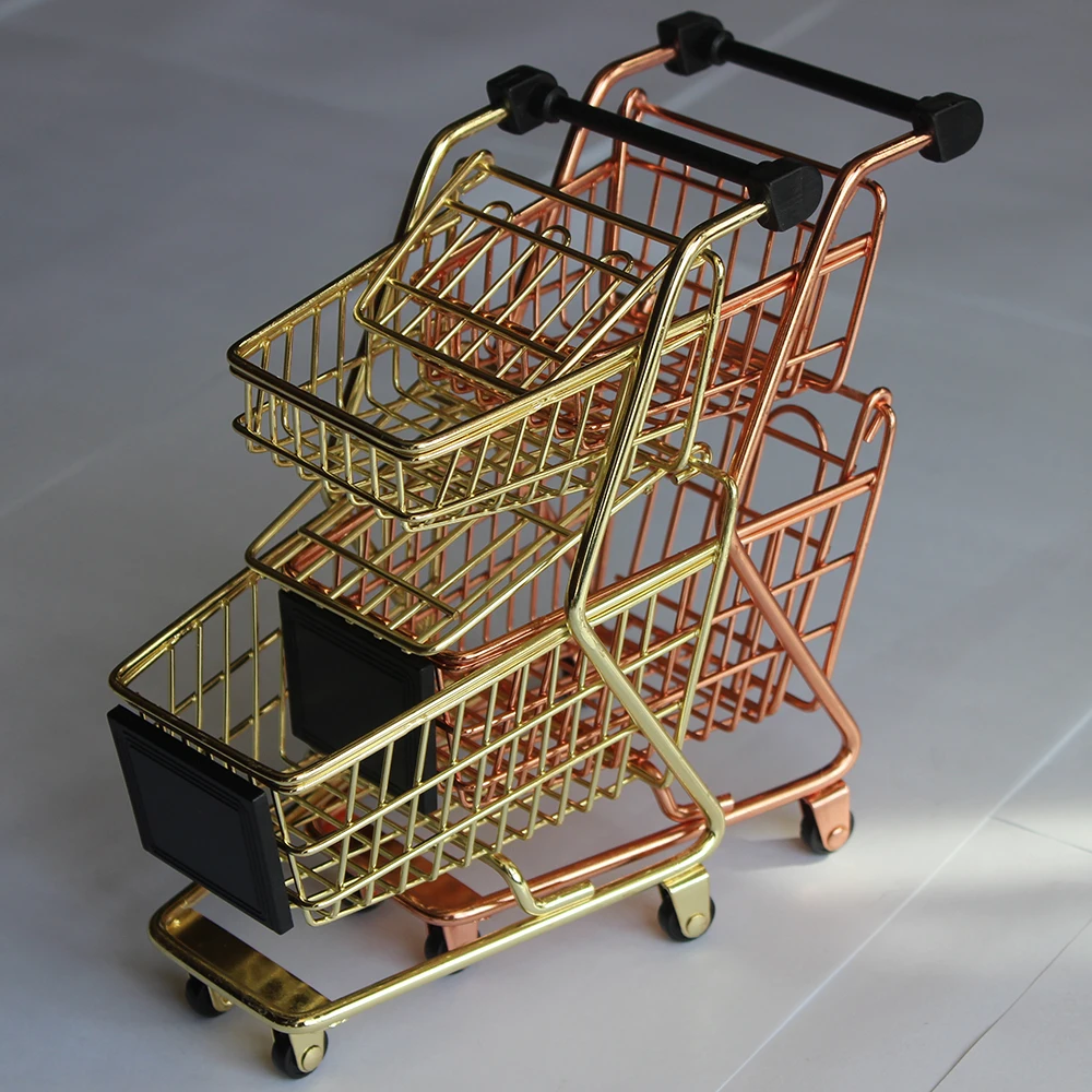mini desk shopping trolley shopping cart toy shopping carts