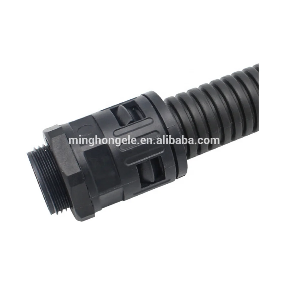 PG13.5 quick coupling nylon flexible conduit hose glands for AD18.5 flexible conduit