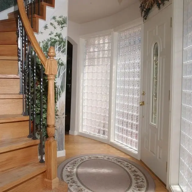 Строительный декоративный стеклянный блок