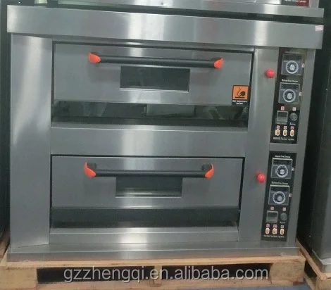 Hot sale full stainless steel high quality electric bread equipment electrical 2 decks baking oven for bread cake for sale