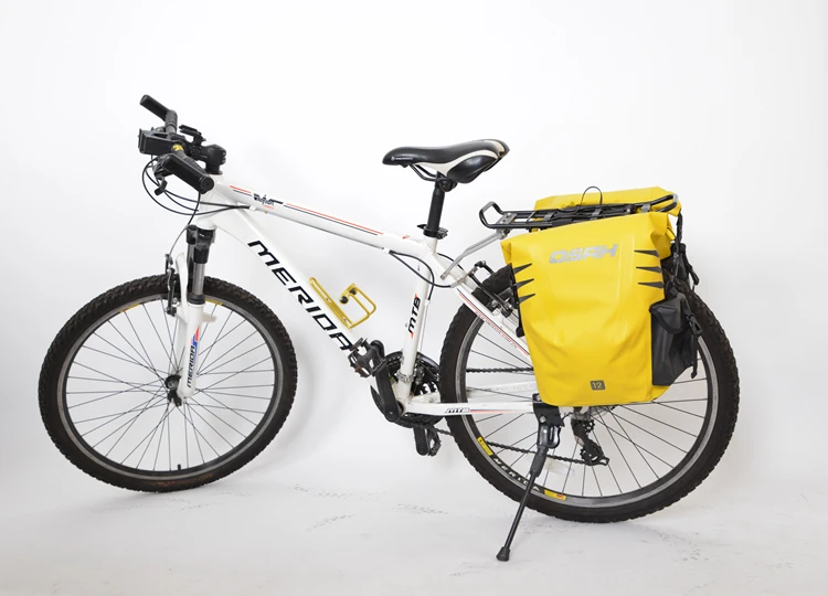 2019 Yellow motorcycle pannier bag bicycle bag pannier waterproof bicycle rear pannier bag