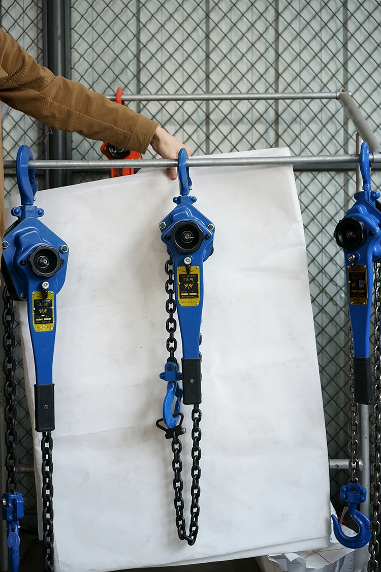 Different capacity ever pulley chain block lever hoist for fixed manual hoist manual control