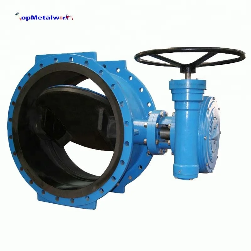 Worm Gear Drive Ductile Iron Double Eccentric Butterfly Valve