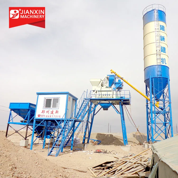 50M3 concrete mixing plant producing 50 cubic meters per hour