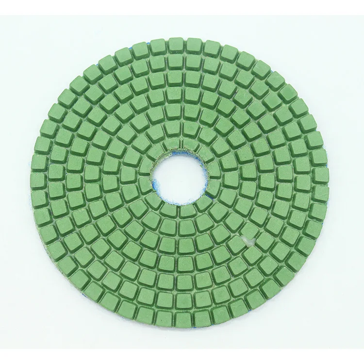 Wet Polishing Diamond Pads 100mm/disc for Marble Polish Buffing Pads 3 Step Polishing Pad High Efficiency & Working Longer Time
