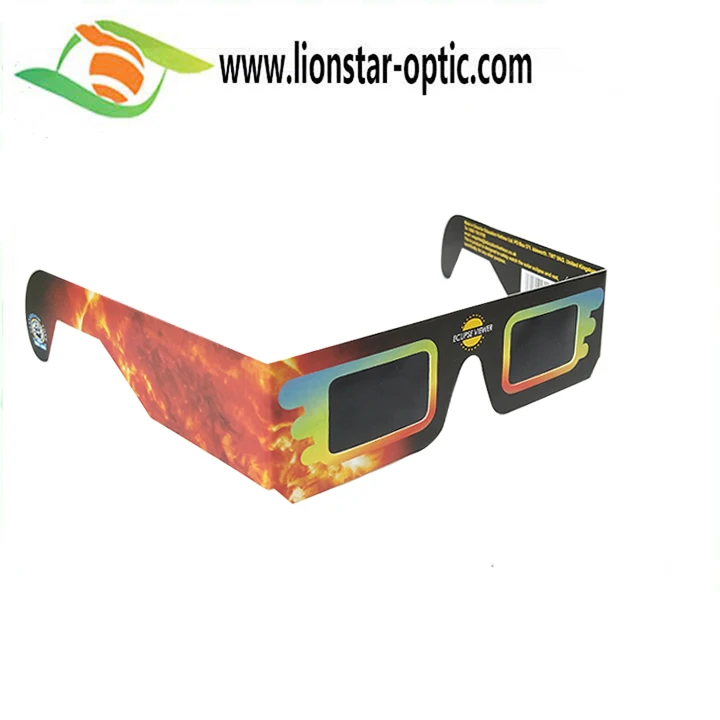 Disposable Paper Solar Eclipse 3d Eye Glasses