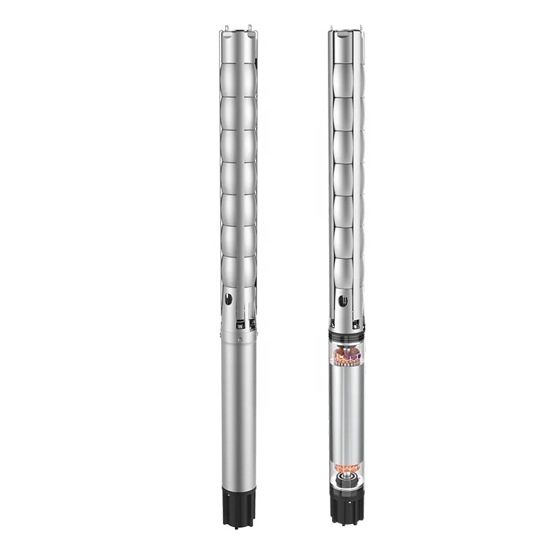 6SP30 series 60m3/h 6 inch high flow low head submersible fountain deep well pump