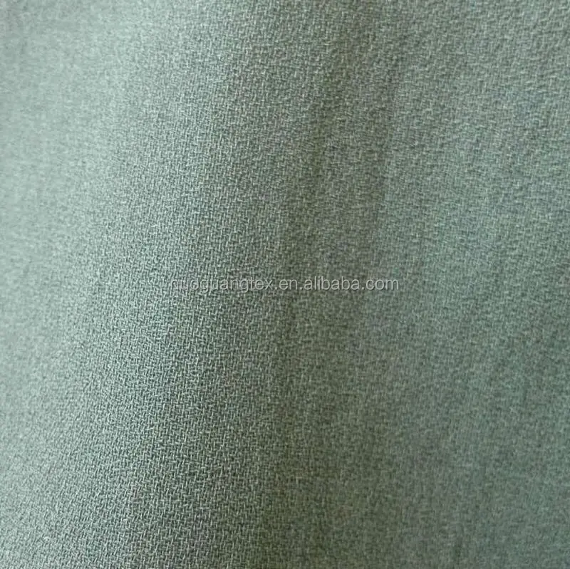 pure polyester 30D+35D 95gsm light weight air washed moss crepe/soft moss polyester crepe fabric