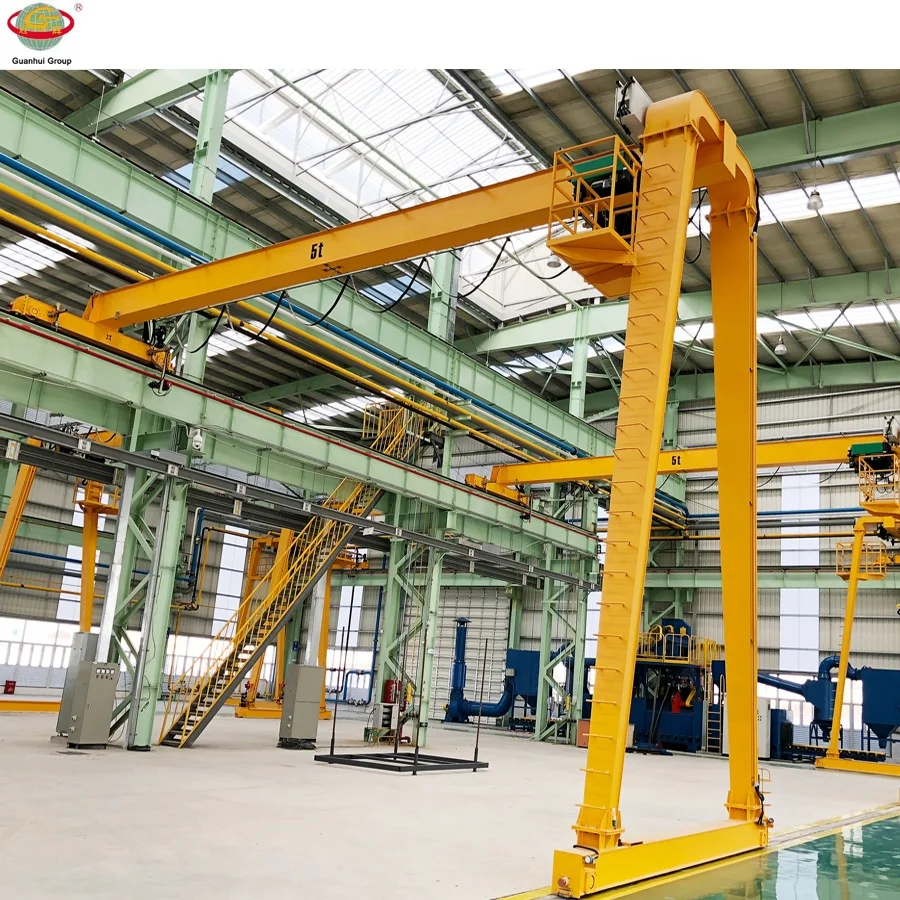 
best competition price single girder gantry mini rail crane 