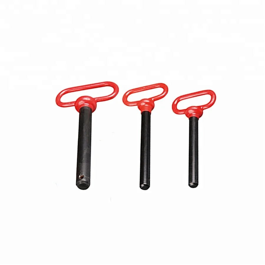 Professional manufacture tractor red head hitch pin with clip pin