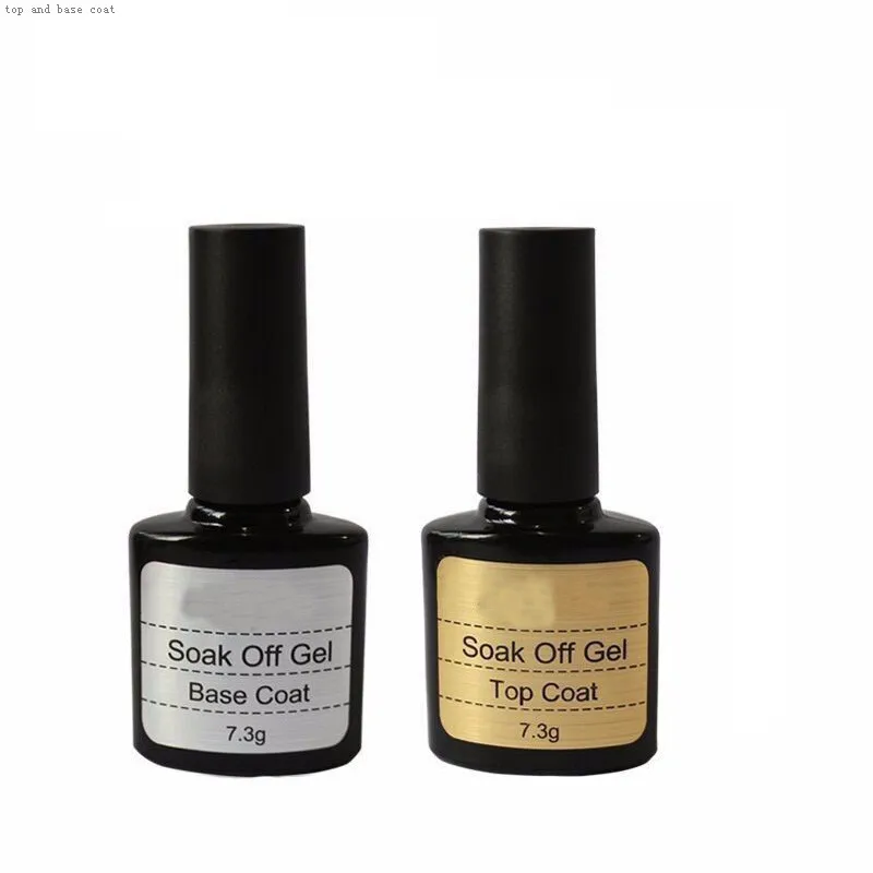 Base and Top Coat Gel Nail Polish UV 10ml Transparent Soak Off Primer Gel Polish Gel Lacquer Nail Art Manicure