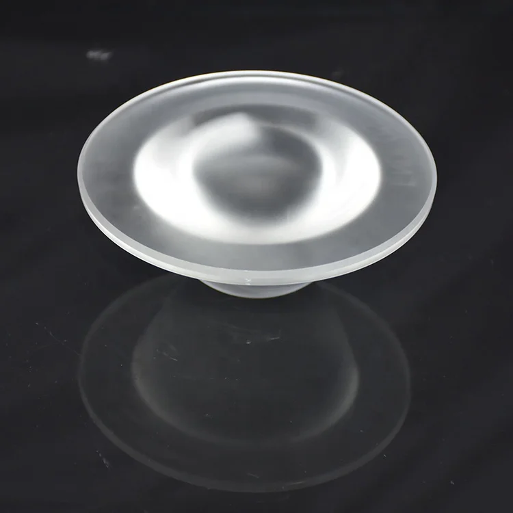 Factory wholesale custom magnifying optical COB LED street light glass plano-convex lens for CREE CXB3590