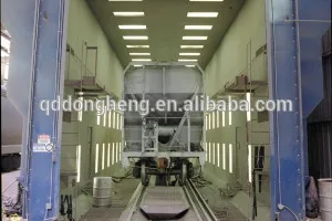 Ce / ISO руководство CE и ISO9001 утверждено взрывных / пескоструйная дом с распылитель краски линия