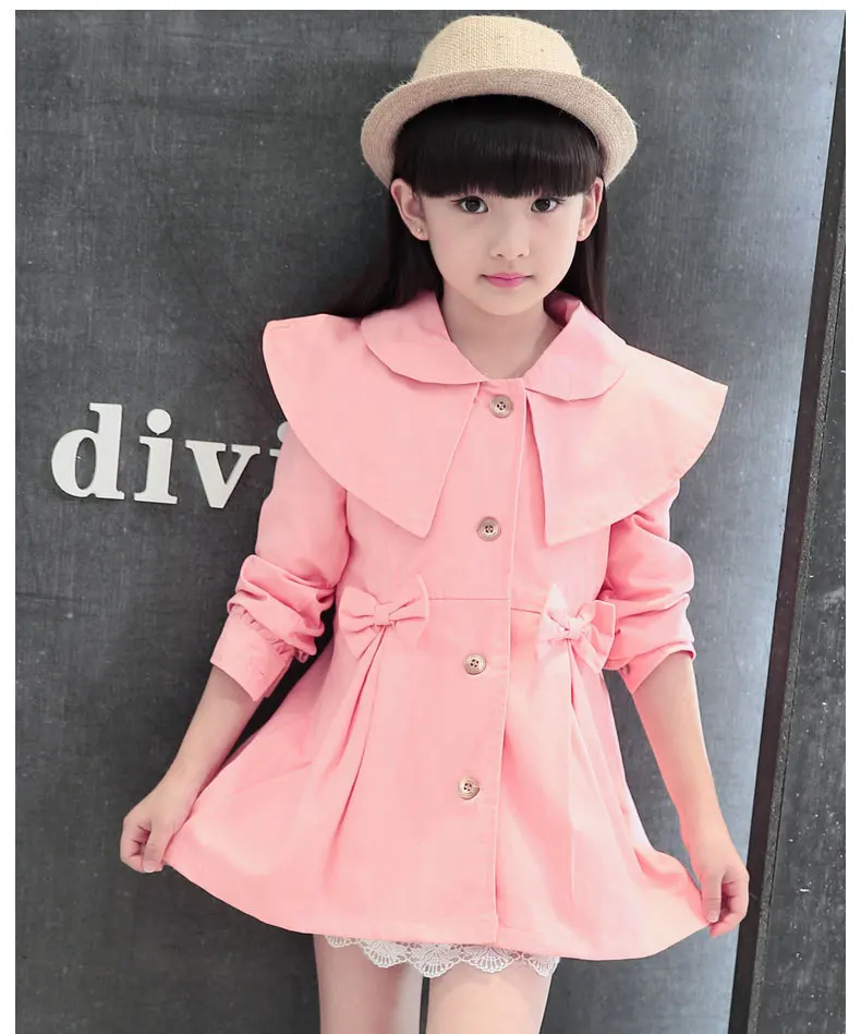 2016 new fashion baby girls clothes long sleeve girls outwear cardigan kids coat 2 color girls
