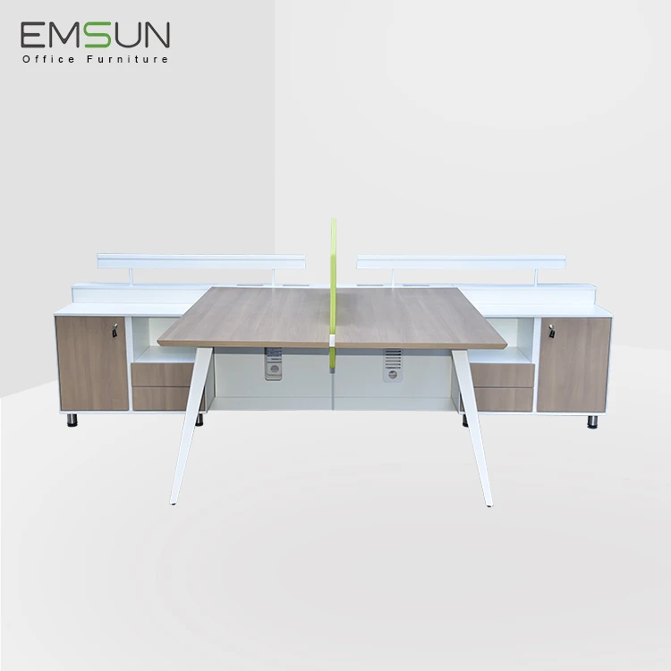 
Factory Price High Quality Open Area 4 Seat Office Workstation Cubicle 