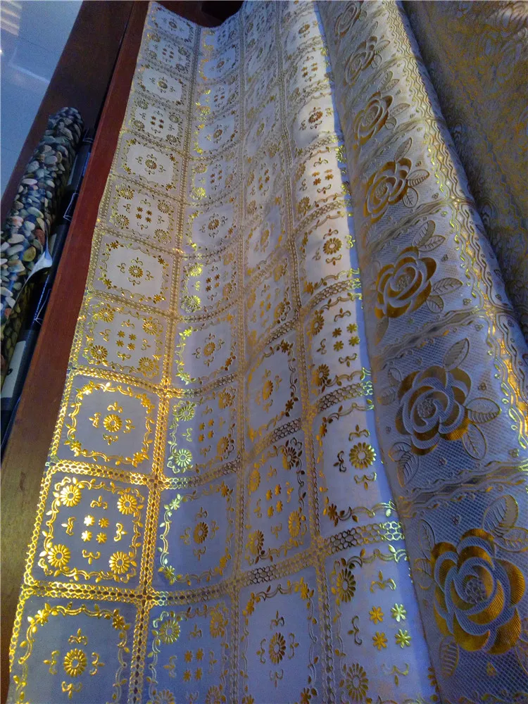 PVC lace tablecloth rolling table cloth