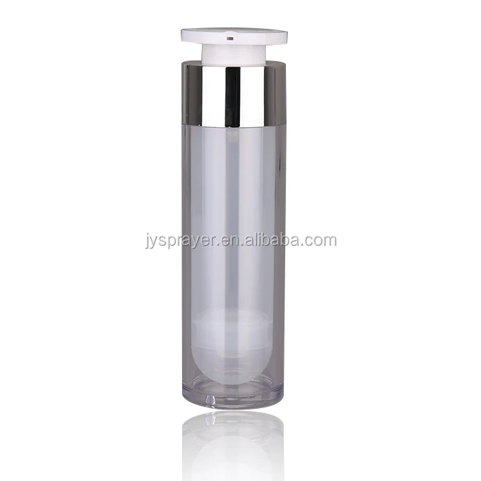 New Cosmetic Packaging Beauty Cream Container 30ml 50ml Airless Pump Bottles Screen Printing Plastic Acrylic PUMP Sprayer SGS