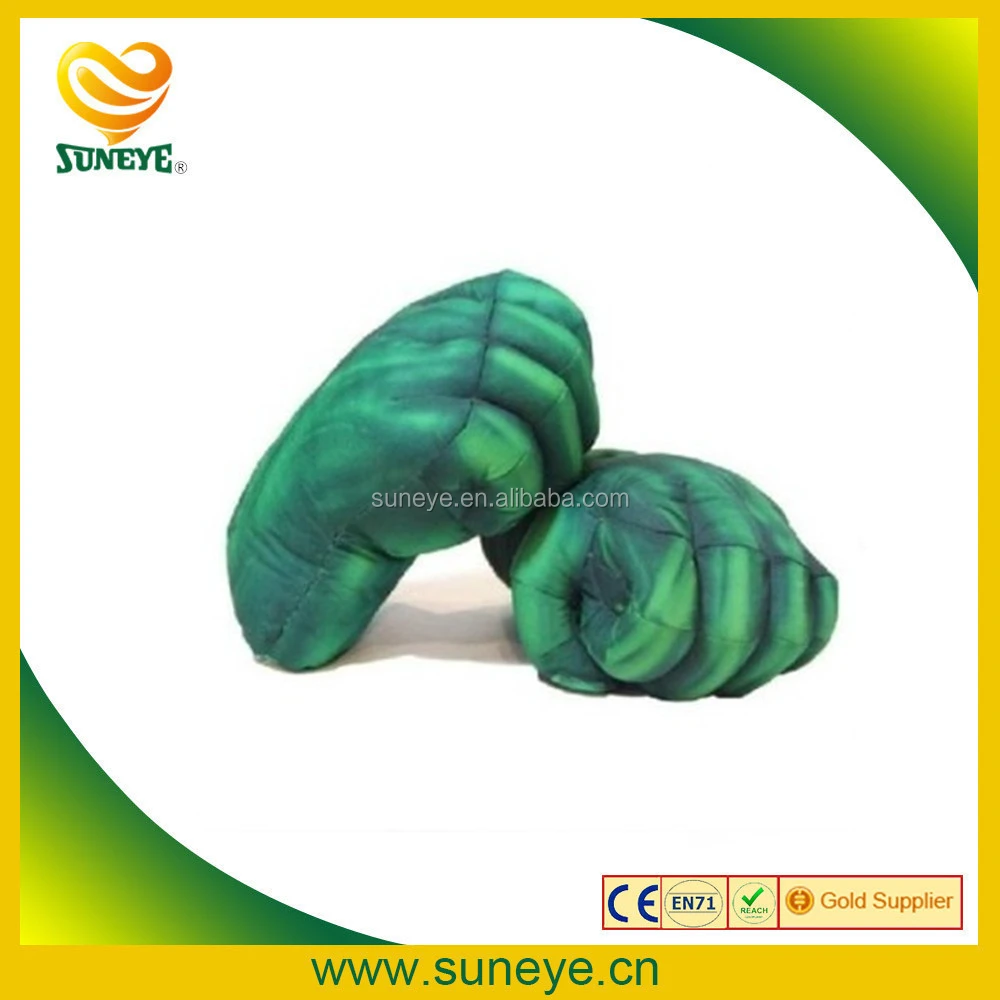 The hulk cosplay toy boxing gloves