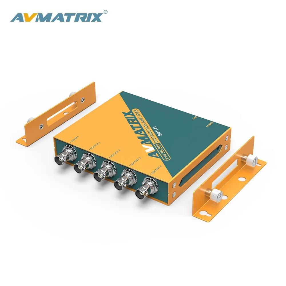 AVMATRIX 1x4 3G-SDI Distribution Amplifier with Reclocking