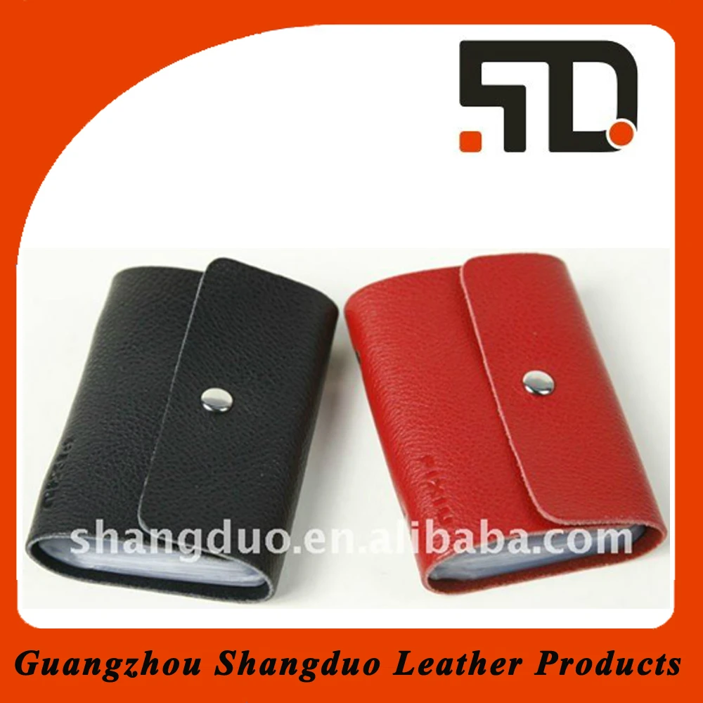 Профессиональный кожаный держатель для карт в качестве корпоративного рекламного подарка