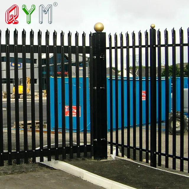 Steel Tube Barrier Fence Tubular Steel Palisade Fence and Gate