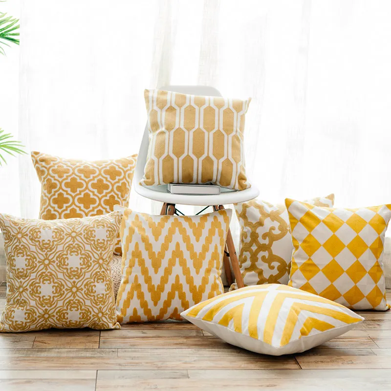 Wholesale Northern Europe Style Embroidery Cushion Covers