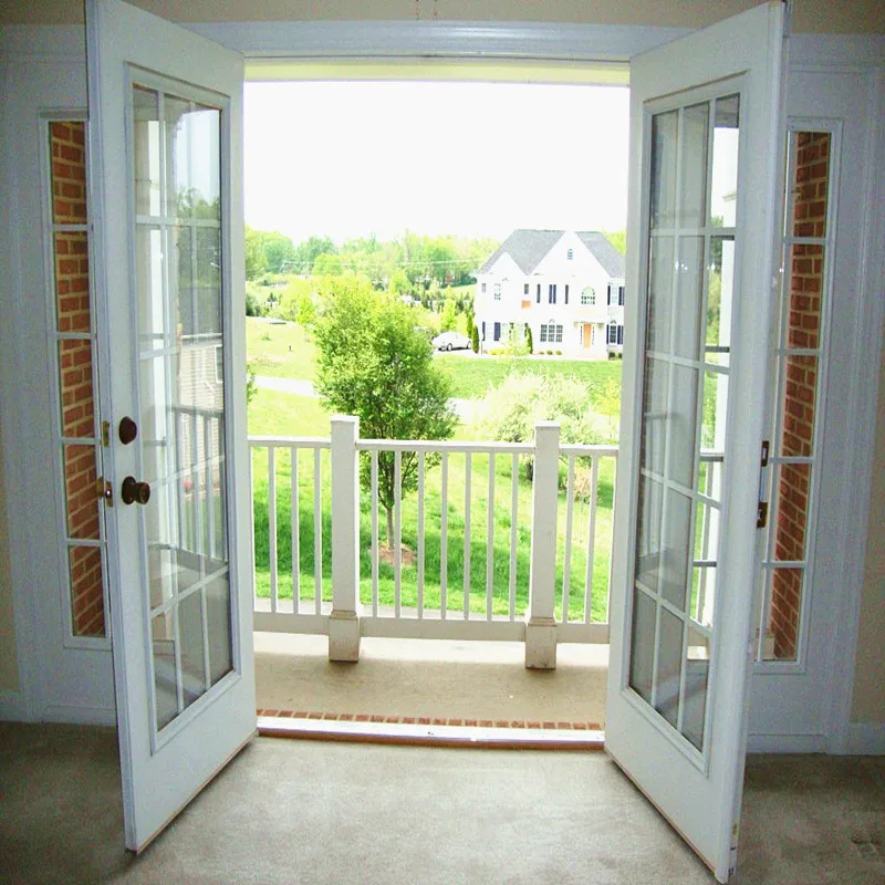 Factory Price Aluminum Exterior Metal Entry Doors Swing Glass Customized Size Australian/european Standard Customized Colors