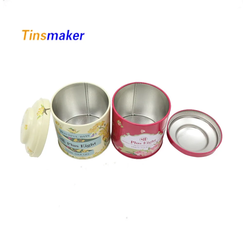 Металлические банки в форме свиньи для сахара, кофе, чая, жестяная коробка, ретро цилиндрические банки с двойной крышкой, жестяная герметичная коробка для конфет, хранения чая, кофе