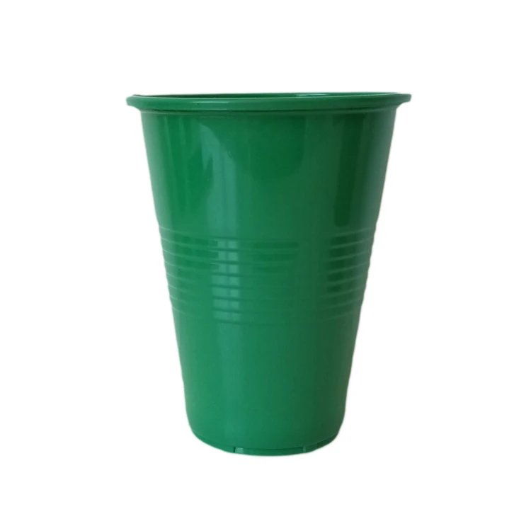 High Quality 16oz disposable Green plastic cup