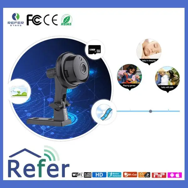 Горячая ESCAM Q6 hd ip-камера скрытая ик-светодиодов супер мини камеры