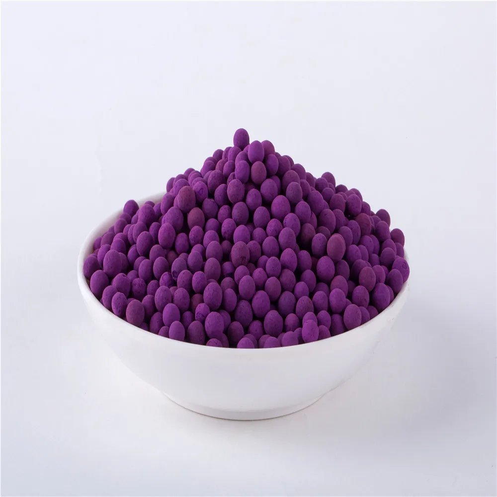 
Potassium permanganate with high removal efficiency for hydrogen sulfide 