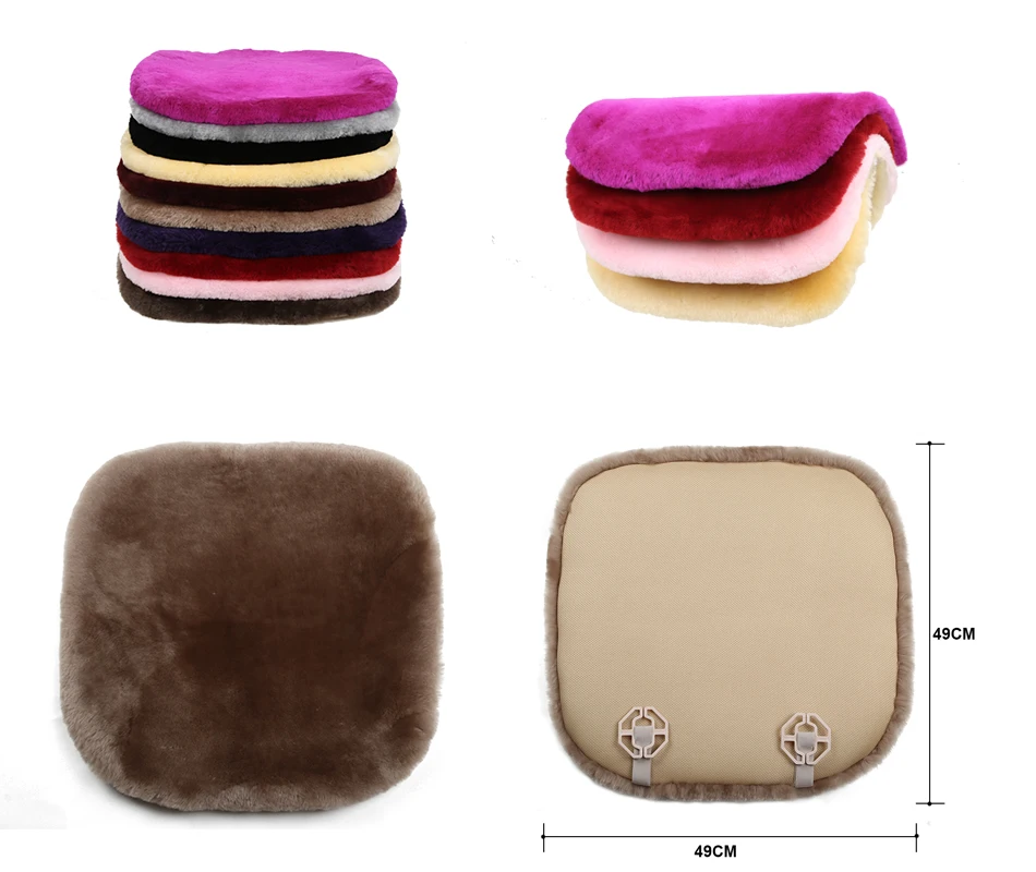 Чехол для автомобильного сиденья из натуральной австралийской овчины