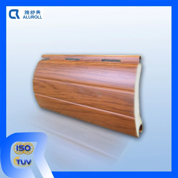45mm insulated aluminum foam filled shutter slat