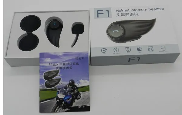 F11000m range wireless communication system motorcycle Helmet intercom headset BT Bluetooth