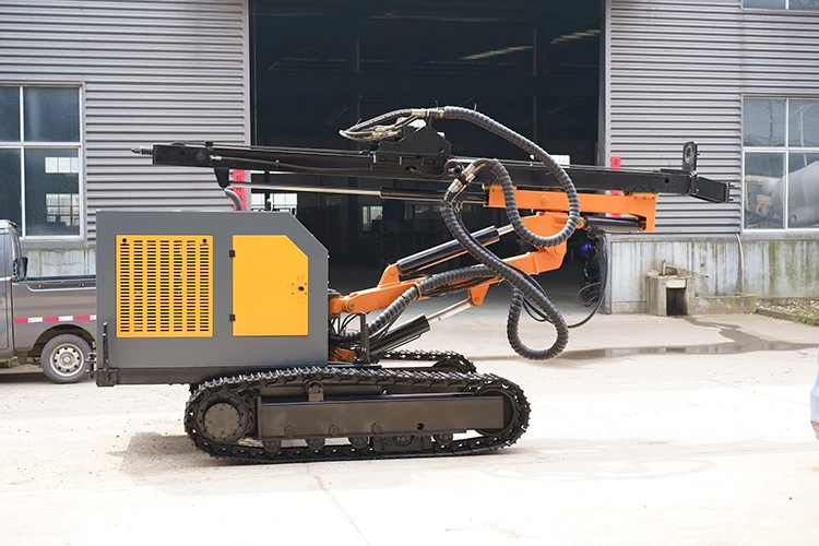 Portable Crawler Hydraulic Dth surface blast hole drill rigs