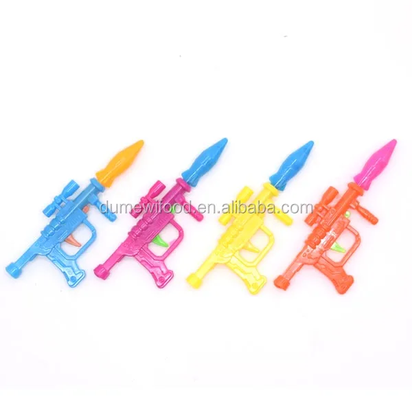 
Funny Plastic Missile Gun Shooting Toy Candy for Kids 