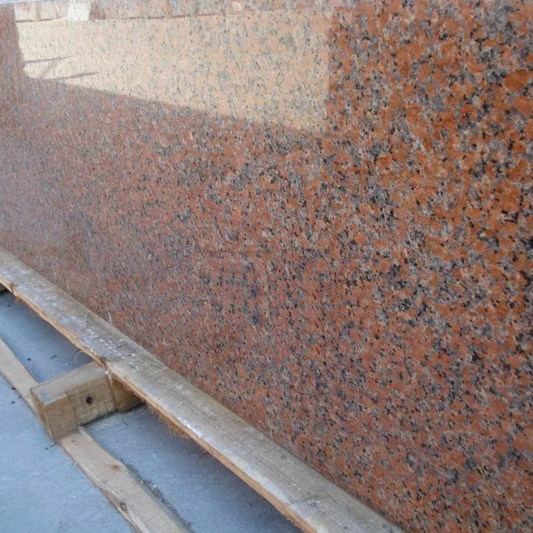 Wholesale Cheap Polished G562 China Large Red Granite Stone Slab For Sale