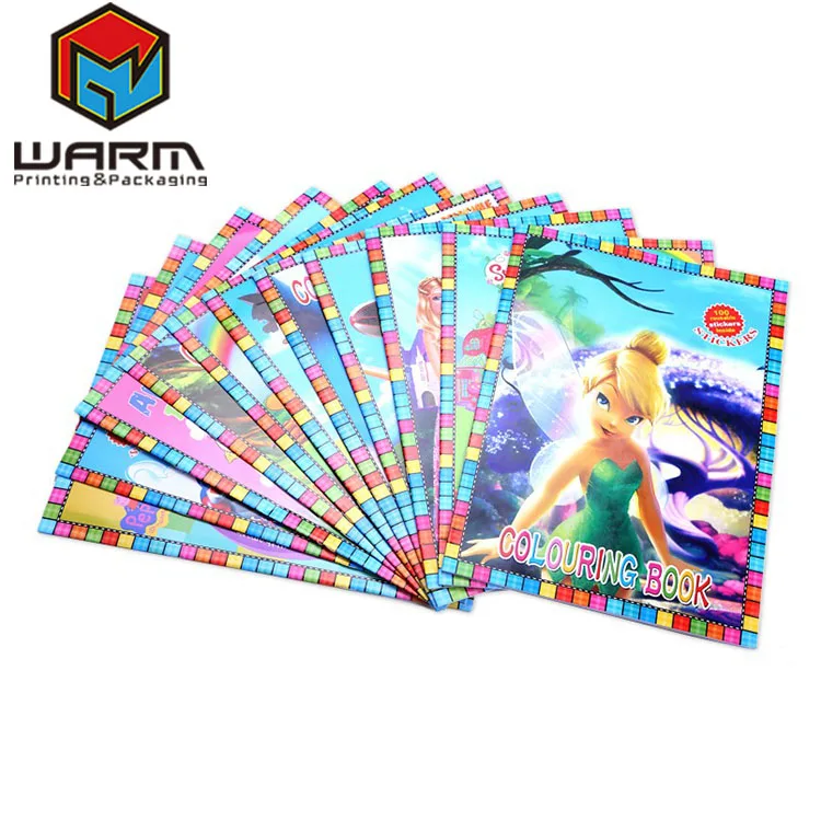 
children books Custom Printing Soft Cover Child Cartoon Coloring English Story Book comic manga books for kids 