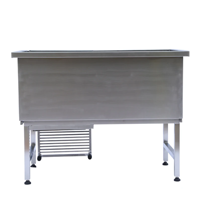 Stainless Steel Adjustable Height Dog Bathtub Dog Shower Tub for Pet Grooming