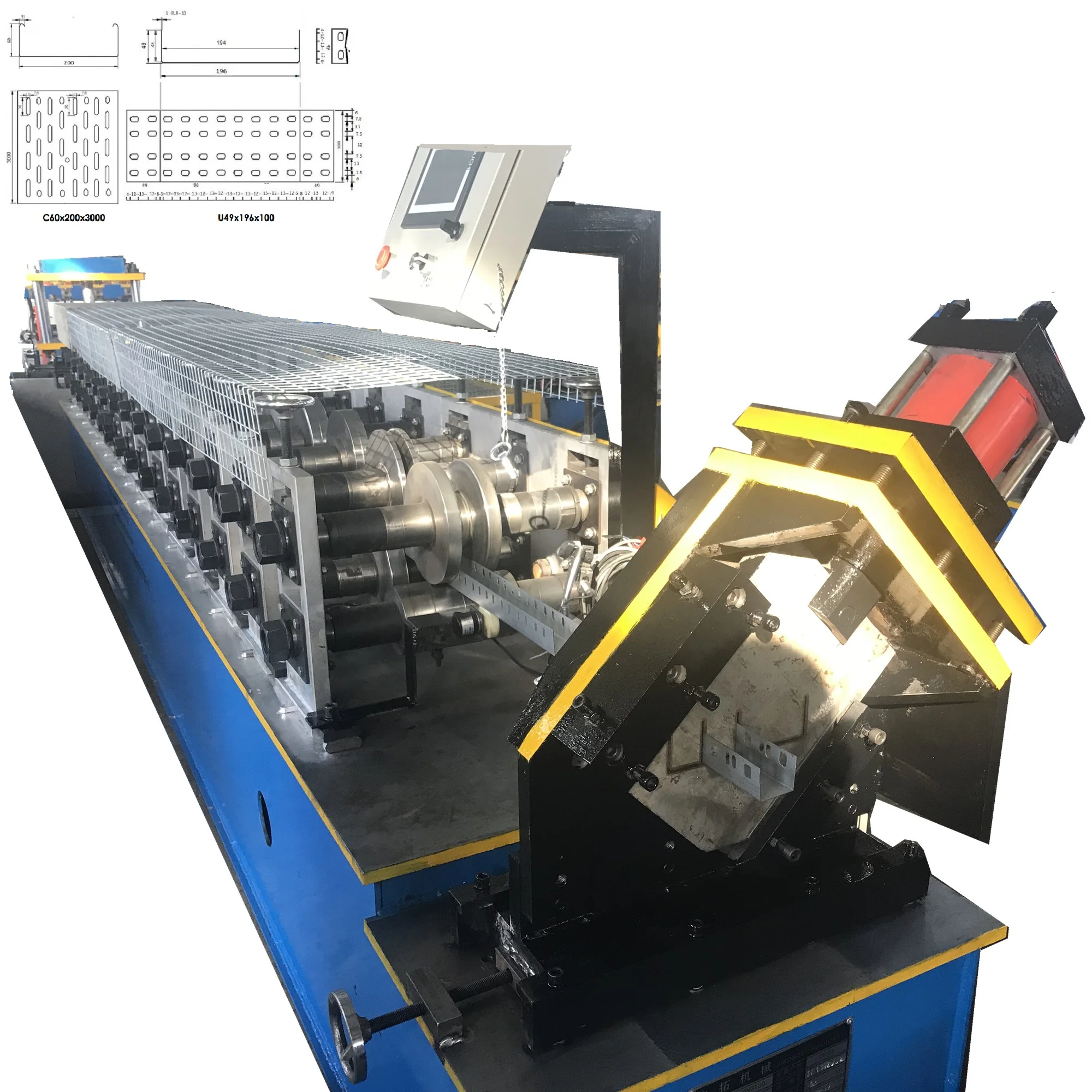 cable tray making roll forming machine
