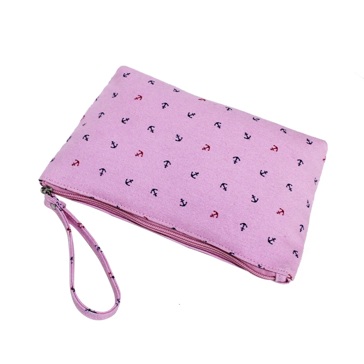 Customized Size Canvas Travel Organizer Makeup Bag Manufacturer