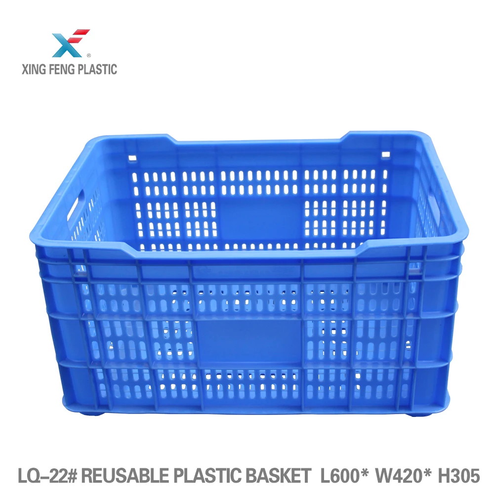 Bread baskets plastic food crate with competitive price 600*420*305mm