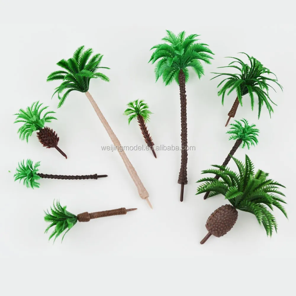 
1/300 SCALE PALM TREES Miniature Model Trees For MODEL Landscape Train Railway Park Scenery 