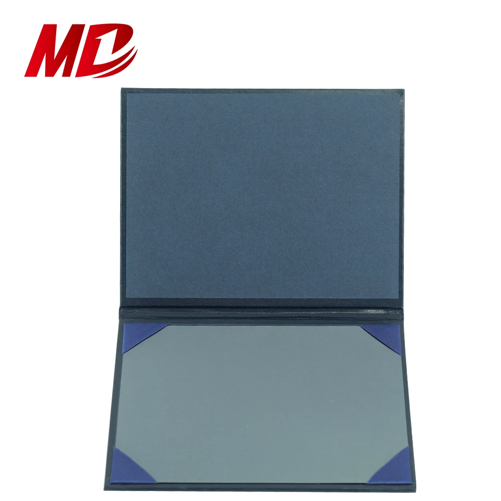 Высококачественный дешевый кожаный чехол A4 с сертификатом, кожаный держатель для диплома