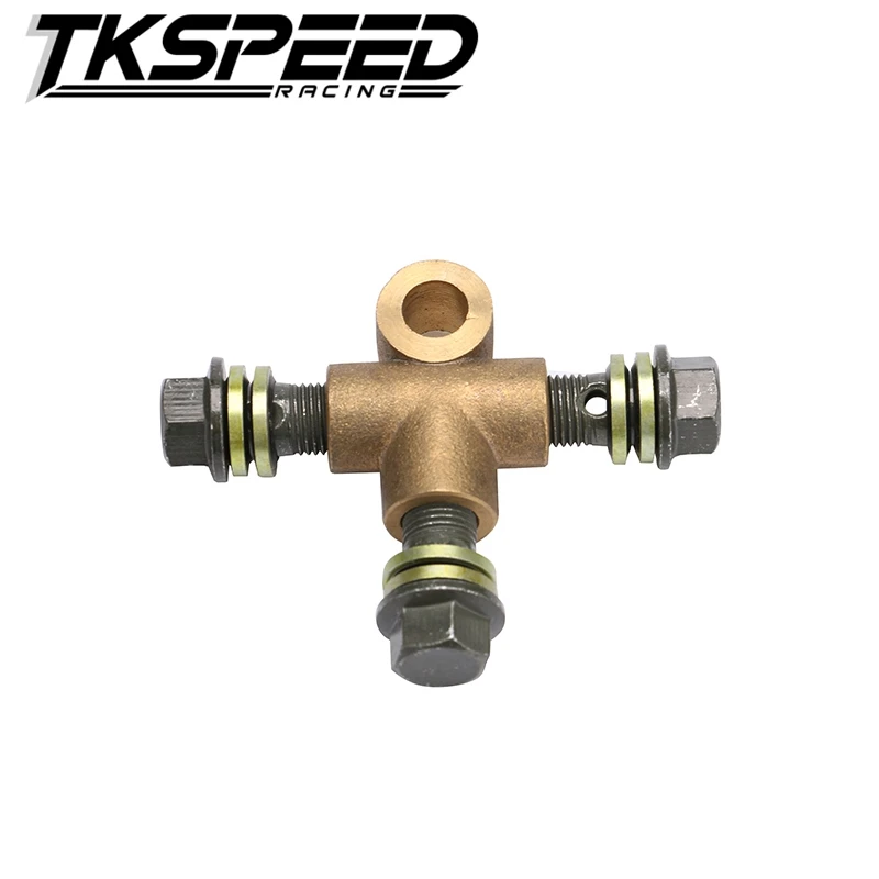 
Motorcycle hydraulic brakes system 3 way hose connector Dirt Pit Bike ATV Brake System 