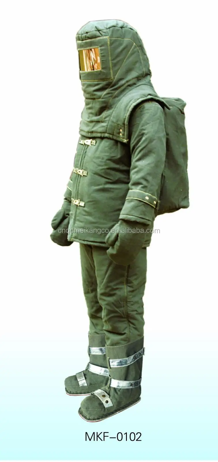 Aluminium silicon fire rescue fireman entry fireproof flame retardant suit