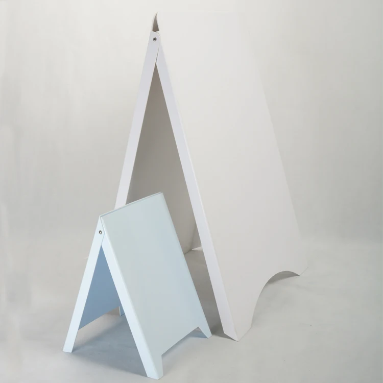 Portable outdoor plastic advertising board a frame signs