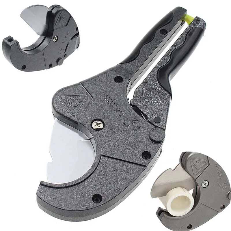 High End 2-1/2 дюйма 64 мм ПВХ PU PP-P PE труборез шланг трубный плоскогубцы поли трубки сучкорезы с храповым механизмом